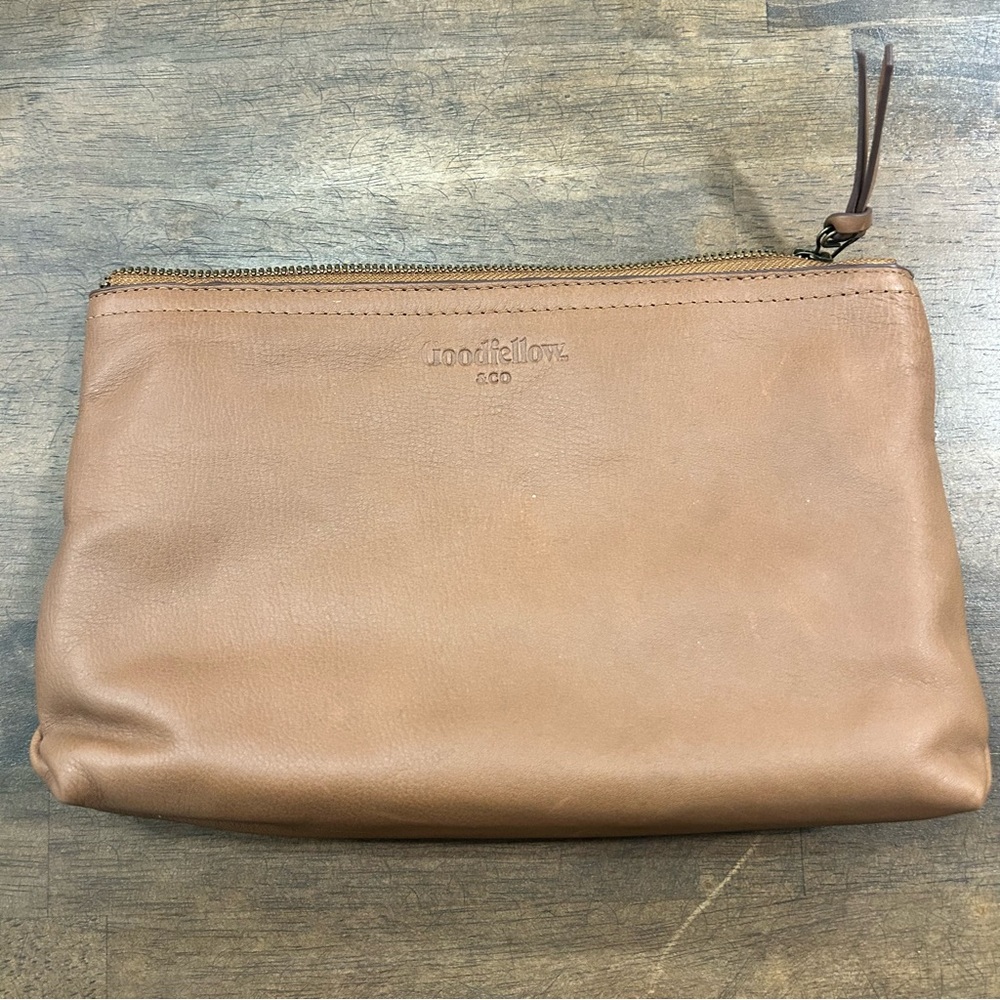 Goodfellow & Co Pouch with Zipper Brown